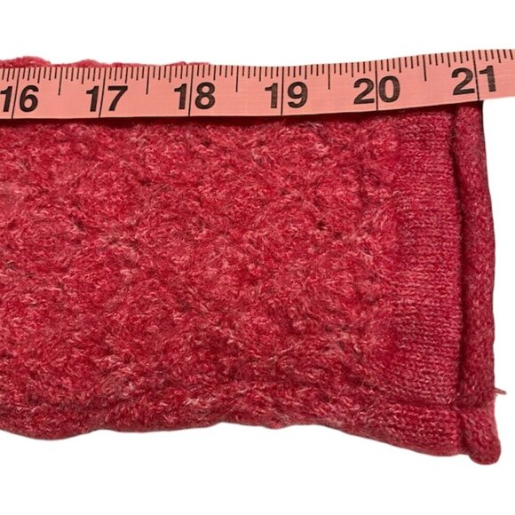 Zara Open Back Knit Pink Sweater Tie Back, Size Small - Picture 14 of 16